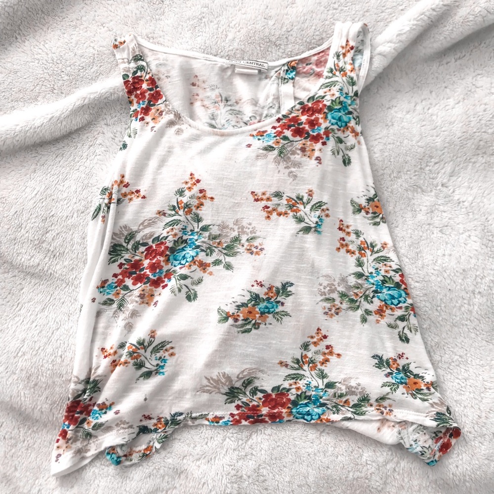 body central crop top/tank top